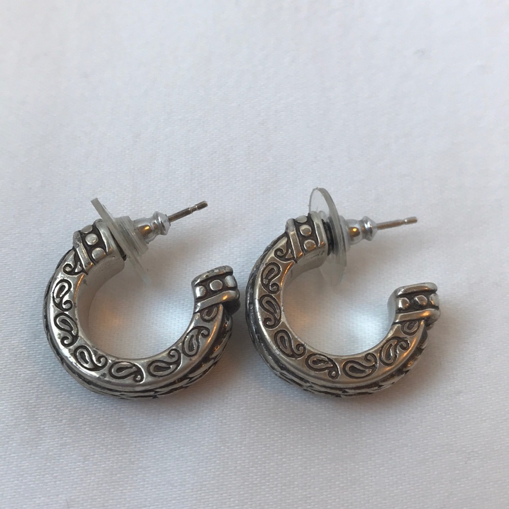 Vintage Brighton Hoop Earrings